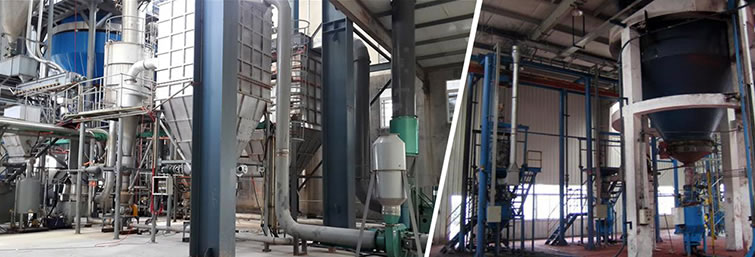 "气力输送设备现场"